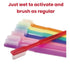 ERAFINE 10pcs Disposable Toothbrushes Single-use Pre-Pasted Toothbrush Individual Wrapped Xylitol Mint